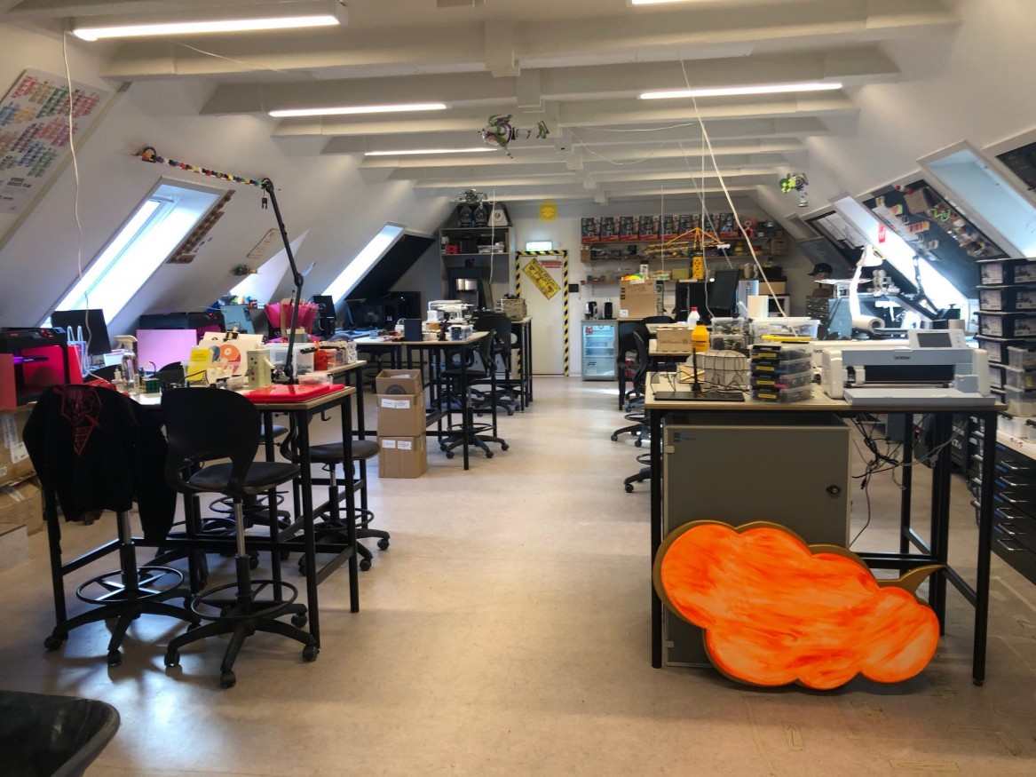Craft. Craftlokale med elever